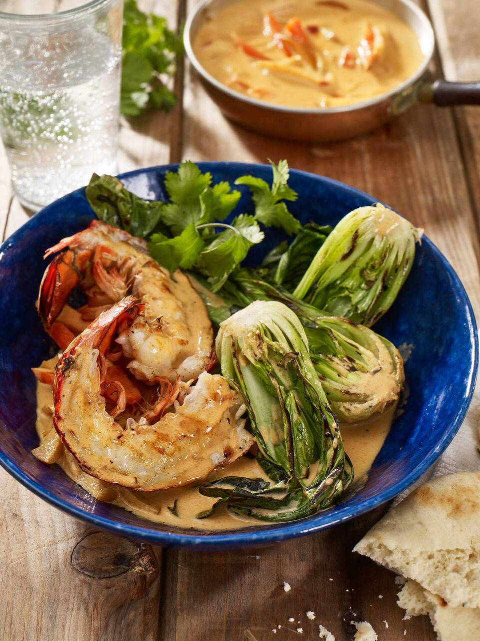 Thai Curry with Grilled Lobster Recipe | Fresh Lobster Tail Recipes